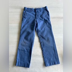 J.Crew Crewcuts Size 5 Blue Stretch Chino Khaki Pants